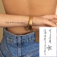 hot【DT】 New Temporary Sticker English Music Tatto Flash Tatoo Fake Tattoos for Woman Man