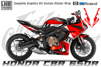 สติ๊กเกอร์แต่งลายรถ Honda Cbr 650R ลาย Marlboro