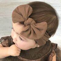 【hot sale】✧₪☌ C05 32 Colors Cable Bow Baby Headband for Child Bowknot Headwear Cables Turban for Kids Elastic Headwrap Baby Hair Accessories