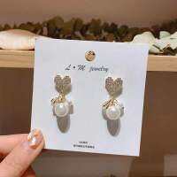 มาใหม่ Fashion earrings ต่างหูเงินแท้925 เวอร์ชั่นเกาหลีแฟชั่น Style รูปแบบใหม่ (สินค้าพร้อมจัดส่ง)