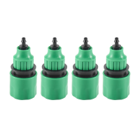 Garden Hose Pipe One Way Adapter Tap Connector Fitting For Irrigation 4-pack