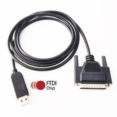 【ยืดหยุ่น】 Kantronics Terminal Node Control TNC FTDI FT231XS USB RS232 Serial To DB25ชายสายเคเบิลข้อมูลการสื่อสาร ST 25 M