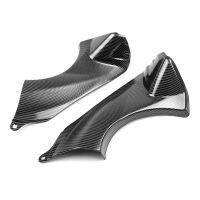 Motorcycle ABS Carbon Left &amp; Right Side Ram Air Cover Fais For Kawasaki Ninja ZX6R ZX6 07 08 2007 2008