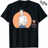 【HOT】เสื้อยืดฤดูร้อนเสื้อยืดแนวสตรีท พรรคก้าวไก่เสื้อแขนสั้น100%cotton