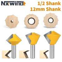 NXWIND 1PC 12MM 12.7MM Shank Multi-Sided Bit Router Bit เครื่องตัดมิลลิ่งงานไม้สําหรับไม้ Bit Face Mill