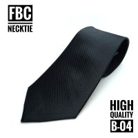 B-04 เนคไทสีดำ สำเร็จรูปแบบซิป เหมาะกับทุกโอกาส(FBC BRAND)Men Zipper Tie Lazy Ties Fashion