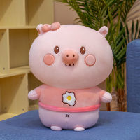 35-65cm Squishy Piggy Poached Egg Pig Plush Doll BluePink Stuffed Pillow Lovely Soft Squishy Animal Toy KidsGirl Birthday Gift