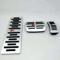 Hans1 Car Brake Pedal Cover Non-Slip Performance Automotive Foot Compatible with A4L/A5/A6L/A7/A8L/Q5/Q7(3 PCS)