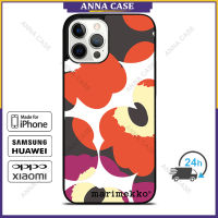 Marimekko 2694 กรณีโทรศัพท์มือถือ iPhone 14 Pro Max / iPhone 13 Pro Max / iPhone 12 Pro Max / Samsung Galaxy Note10 Plus / S22 Ultra ฝาครอบป้องกันการตก