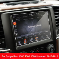 8.4นิ้วรถกระจกฟิล์มป้องกันหน้าจอสำหรับ Dodge Ram 1500 2500 3500 Uconnect 2013-2018 GPS นำทางหน้าจอ Cove