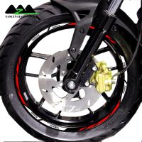 Suitable for 12 inch rims of Yamaha motorcycles with color reflective strips and waterproof individual rim decals