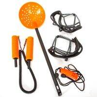 Outdoor Ice Safety Kit Ice Fishing Scoop Scoop with Whistle and Shoe Covers Fishing Equipment