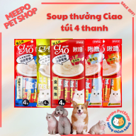Soup thưởng Ciao Thanh soup thưởng cho mèo túi 4 thanh 14g nhiều hương vị thumbnail