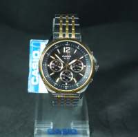 CASIO  นาฬิกาข้อมือผู้ชาย Casio Standard รุ่น MTP-E303SG-1A หน้าดำ ( ของแท้ประกันศูนย์ 1 ปี )