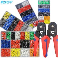 400-2120 PCS Single Box VE Tubular Crimp Terminals and With Pliers Kit,Cable Electrical Connector,Insulated Wire Connectors