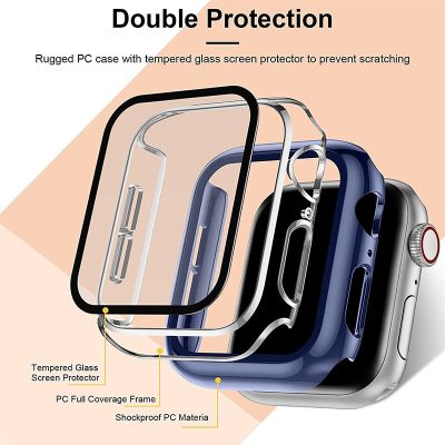 เคสป้องกันหน้าจอสำหรับ Screen Protector Cases Cover for A.P.P.L.E.I -Watch 8Ultra 7 6 SE543, 45 41 44 42 40 38 mm, Accessories