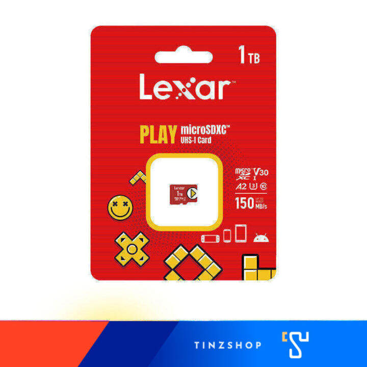 Lexar® 1TB PLAY microSDXC™ UHSI Memory Card Class 10 150MB/s