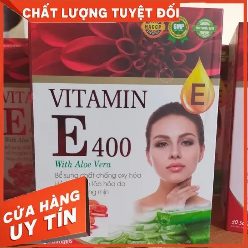 Vitamin E 400 with Aloe Vera là gì?
