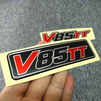 แผ่นติดถังสติกเกอร์ V85 TT V85TT ท้ายรถสำหรับ Moto Guzzi สติ๊กเกอร์ป้องกันกระเป๋าเดินทางตัวป้องกันเคสอะลูมิเนียม