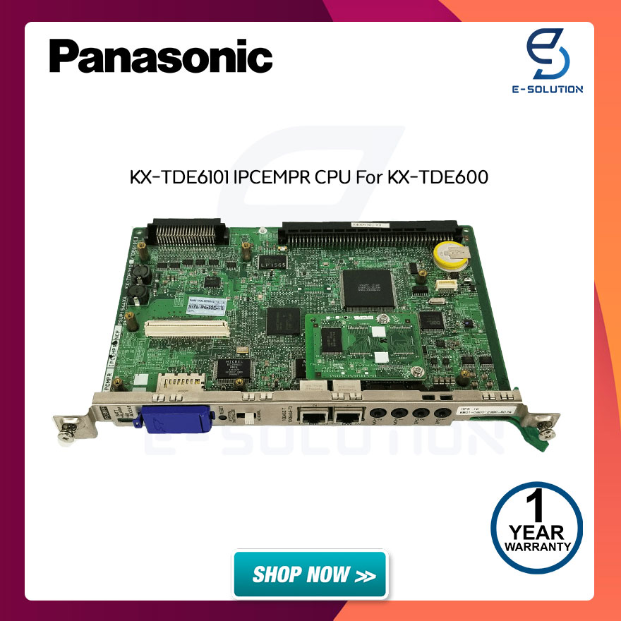 Panasonic IPCEMPR KX-TDE6101 KX-TDE600 Processor ONLY with128 MB SD Card 