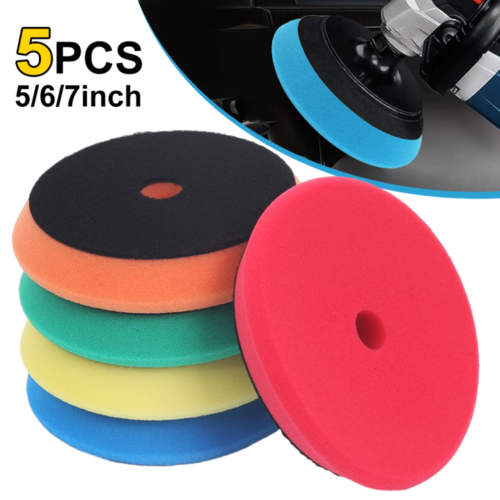 RF Buffing Polishing Pads 6 Inch Orbital Buffer Pad Hook and Loop
