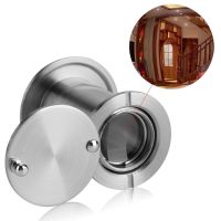 Door Viewer 220 Degree Wide Angle Door Scope Adjustable Glass Lens Door Eye For Home Security Furniture Hardware Accessories