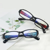 New Stylish Square Reading Glasses Women Frame Comfort HD Readers Blue Light Blocking Eyeglasses Lightweight Spring Hinge