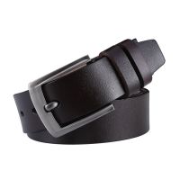 Leather For Mens High Quality Buckle Jeans Cowskin Casual Belts Business Cowboy Waistband Male Fashion Designer