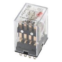 Holiday Discounts HH54PL Electromagnetic Relay With LED Indicator HH54P MY4 Series AC 220V 110V 24V DC 24V 12V HH54P-L MY4NJ