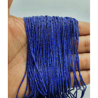 1 ST 15.5cm Long Natural Lapis Beads Tube Shape 1.5 mm/ Top High Quality Stone / Stone for Jewelry