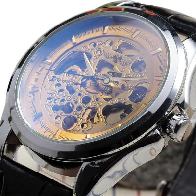 New Winner Watches Men Navigator Series Top Brand Luxury Skeleton Mechanical Watch Clock Men Gold Automatic Wristwatch Montre