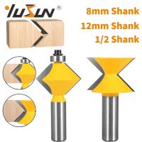 【DT】hot！ YUSUN 2PCS 90° Banding Assembly Router Bit Woodworking Milling Cutter Wood Tools