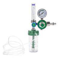 Oxygen Pressure Regulator Inhalator Gauge Pressure Reducing Valve G5/8-14(CGA540) Flow Meter Buoy Type Inhalator