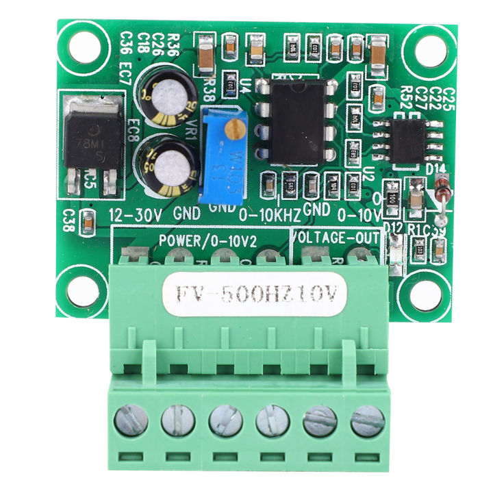 ความถี่ของแรงดันไฟฟ้าโมดูล-fv-500hz10v-ความถี่โมดูลการแปลงแรงดันไฟฟ้า0-500hz-ถึง0-10v-ดิจิตอลเป็นโมดูลสัญญาณอะนาล็อก