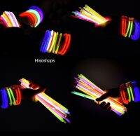 กำไรเรืองแสง แท่งเรืองแสง 50 pcs GLOW STICKS สีสวยๆใส่ประดับสำหรับงานปาร์ตี้ วันเกิด ไปคอนเสิร์ต ยามค่ำคืนสุ่มสีจัดส่ง