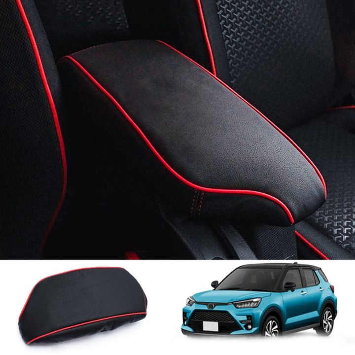 car-center-console-lid-armrest-box-leather-protective-cover-cushion-pad-for-raize-2020-2022