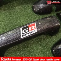 ชื่อสินค้า ครอบมือเปิด ครอบมือจับ GR sport Fortuner Revo 2015 2017 2019 2020 2021  สีคารบอน logo GR sport งาน K