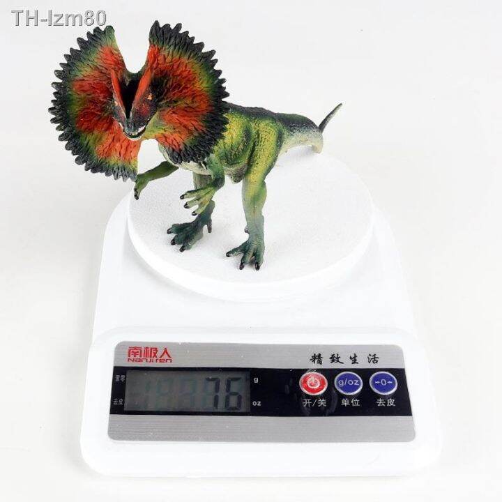 ของขวัญ-จำลอง-jurassic-solid-สัตว์-dilophosaurus-tyrannosaurus-rex-double-crown-dragon-velociraptor-ของเล่นไดโนเสาร์ขนาดใหญ่