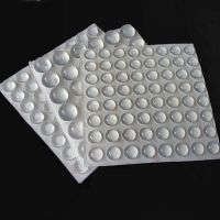 24-100pcs Clear Self Adhesive Silicone Feet Pads Circular Dome Rubber Damper Buffer Cushion Furniture Cabinet Drawer Door Bumper