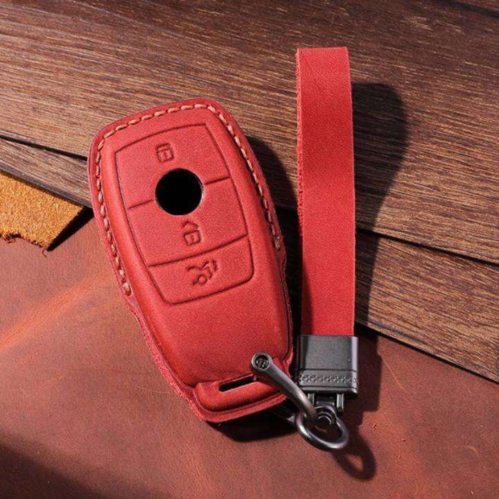 crazy-horse-leather-car-key-case-cover-keyring-for-mercedes-benz-a-b-c-e-s-class-w204-w205-w212-w213-w176-glc-cla-amg-w177-x167