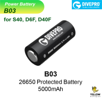 Battery Dive Pro B03 (26650 5000mAh) For S40, D6F,D40F