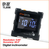 RZ Digital Level Angle Gauge 4x90° Mini Measure Inclinometer With Four Sides Magnetic Base Electronic Universal Bevel Protractor