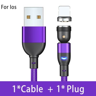 SZXPYU สายแม่เหล็กหมุน3A ชาร์จเร็วไมโคร USB Type C สายเคเบิลสำหรับ Xiaomi iPhone Samsung ชาร์จโทรศัพท์แม่เหล็กสายสายรับส่งข้อมูล