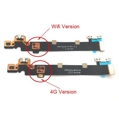 USB ชาร์จชาร์จพอร์ตบอร์ดเชื่อมต่อเชื่อมต่อสายยืดหยุ่นสําหรับ Huawei MediaPad M3 Lite 10 อะไหล่