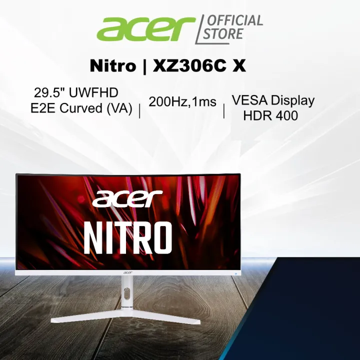 超可爱 Acer ゲーミングモニター Nitro XZ306C 29.5インチ i9tmg.com.br