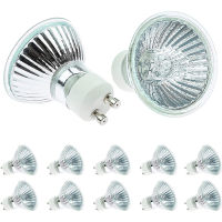 (AC220V GU10) (DC12V MR16) 35W50W Dimmable Halogen Cup Spotlight Warm White Track Light Ceiling Light Source