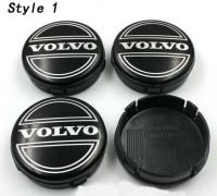 ราตาต่อ 4 ชิ้น โลโก้ดุมล้อ วอลโว่ สีดำ Volvo XC60 V70 S60 XC90 S80 V40 XC70 V50 Wheel Center Hub Caps 64mm