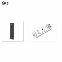 ﹍ V1 1CHx8A 5-36VDC CV Controller Push-Dim 12V 24V LED Dimmer 1 Zone Dimming Remote Control R11 For Single Color Strip Lights