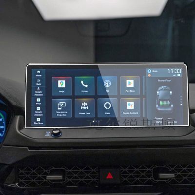 สำหรับฮอนด้า Ord ไฮบริด2023 12.3นิ้ววิทยุ LCD ติดรถยนต์ GPS นำทางกระจกเทมเปอร์ฟิล์มปกป้องหน้าจออุปกรณ์ตกแต่งภายใน