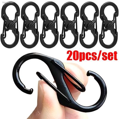 卐 Spring Hook Aluminum Alloy Carabiner Spring Clasp Outdoor Backpack Camping Keychain Fishing Tools Lock Buckle Snap Clip Tools